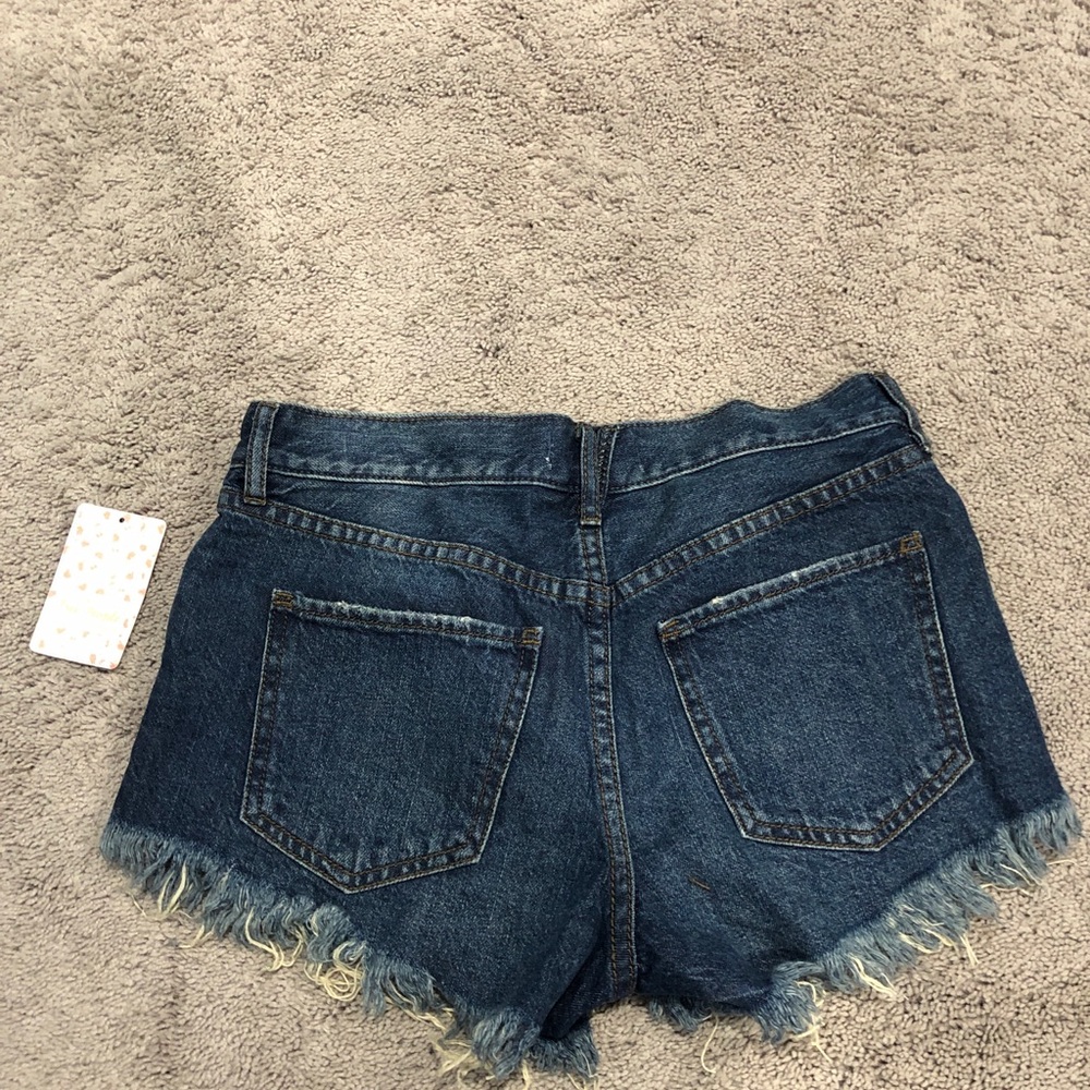 Free People Jean Shorts NWT